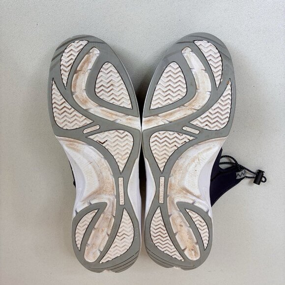 Sebago Cyphon Sea Fisherman Sandal Mens 11.5 Navy Blue Nubuck Upper Bungee - Picture 9 of 11